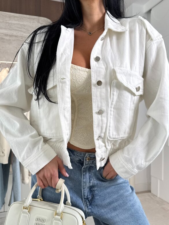 Katana Lirena jeans biała 