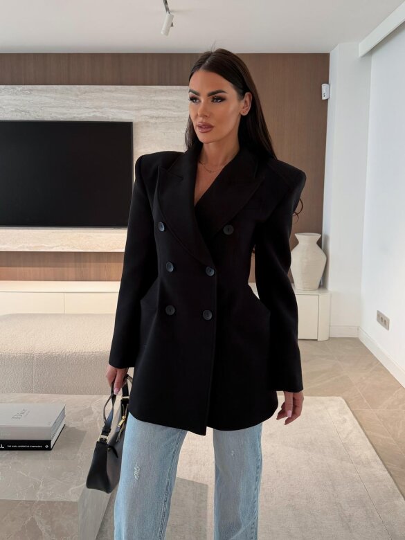 Marynarka Aviosa long czarna 