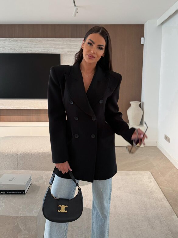 Marynarka Aviosa long czarna 