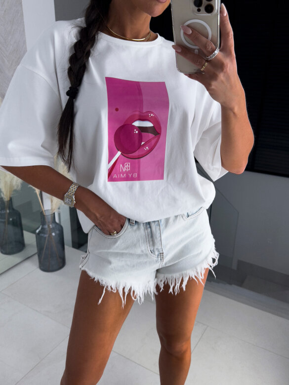 T-shirt Lollypop biały 