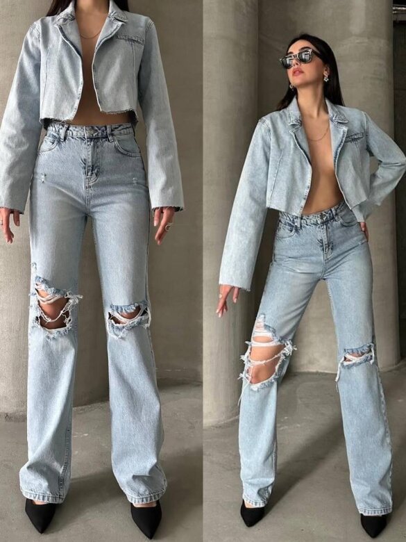 Spodnie Grenado jeans jasnoniebieskie
