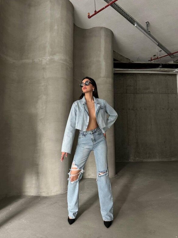Spodnie Grenado jeans jasnoniebieskie