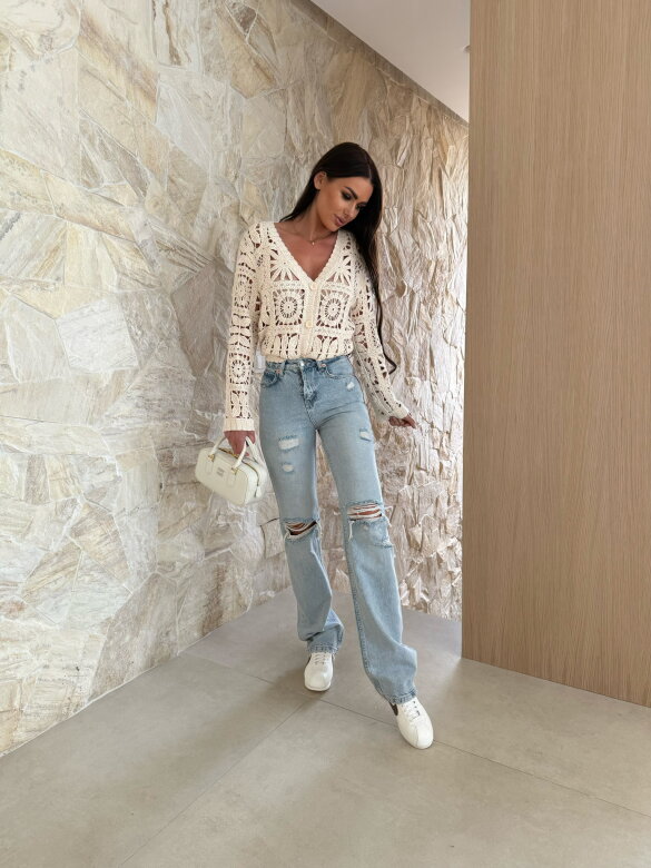 Spodnie Toledo jeans jasnoniebieskie