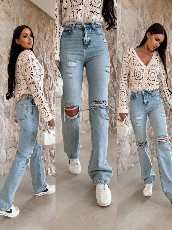 Spodnie Toledo jeans jasnoniebieskie