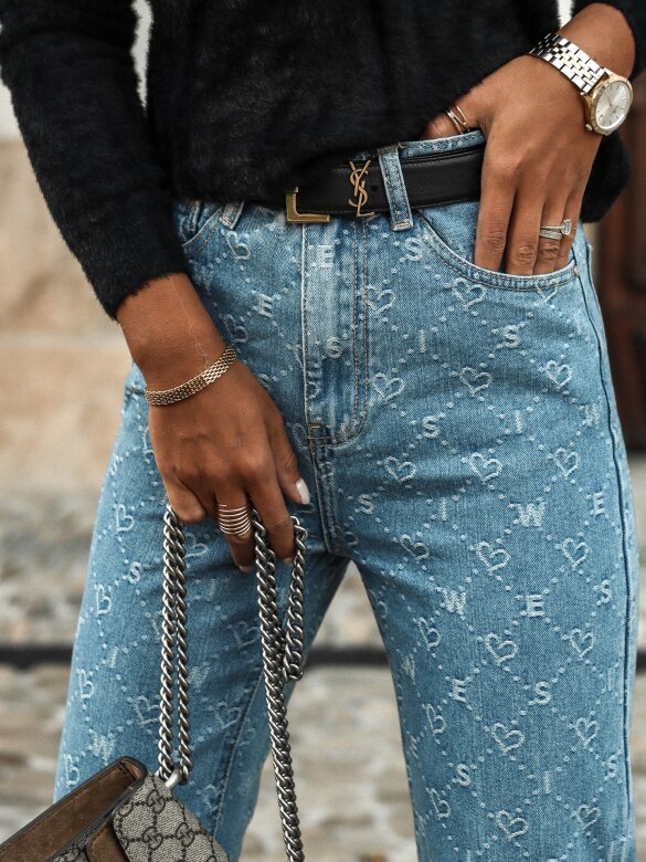Spodnie Michaell jeans niebieskie