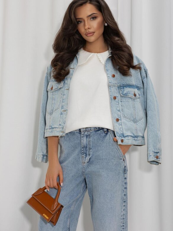 Katana Amour Line jeans jasnoniebieska