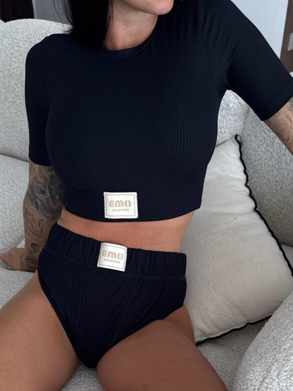 Underwear Set 2in1 Sansi black-gold