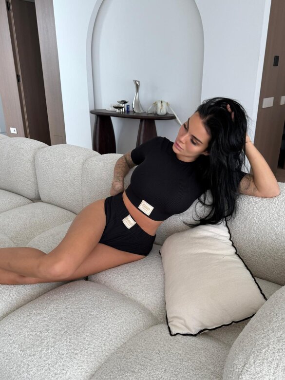 Underwear Set 2in1 Sansi black-gold