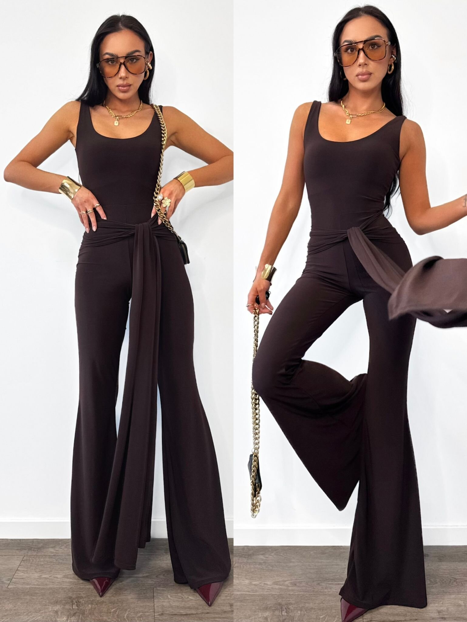 Kombinezon Amario czekoladowy 