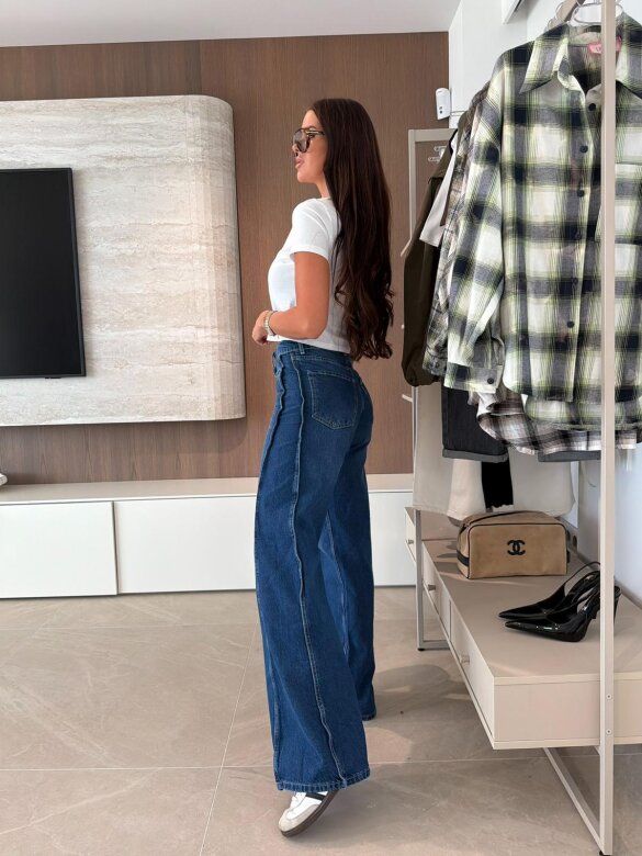 Spodnie Amoro jeans ciemnoniebieskie