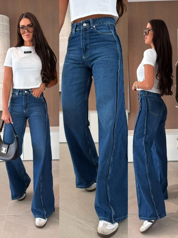 Spodnie Amoro jeans ciemnoniebieskie