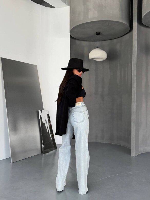 Spodnie Boswell jeans jasnoniebieskie 