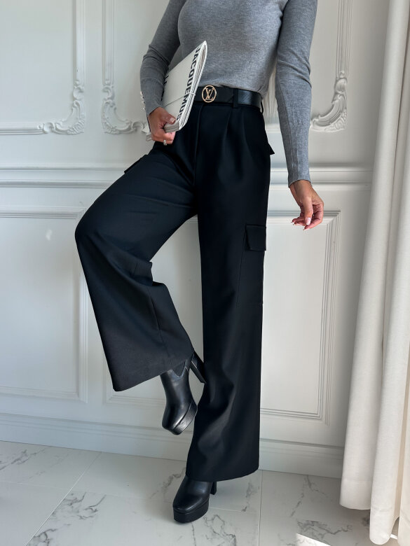 Spodnie Westwood elegant czarne