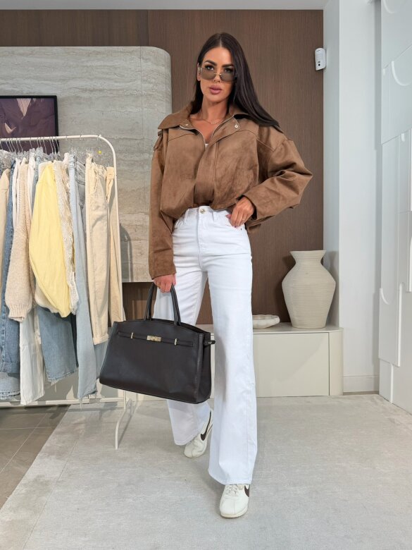 Kurtka Veneto zamszowa czekoladowa