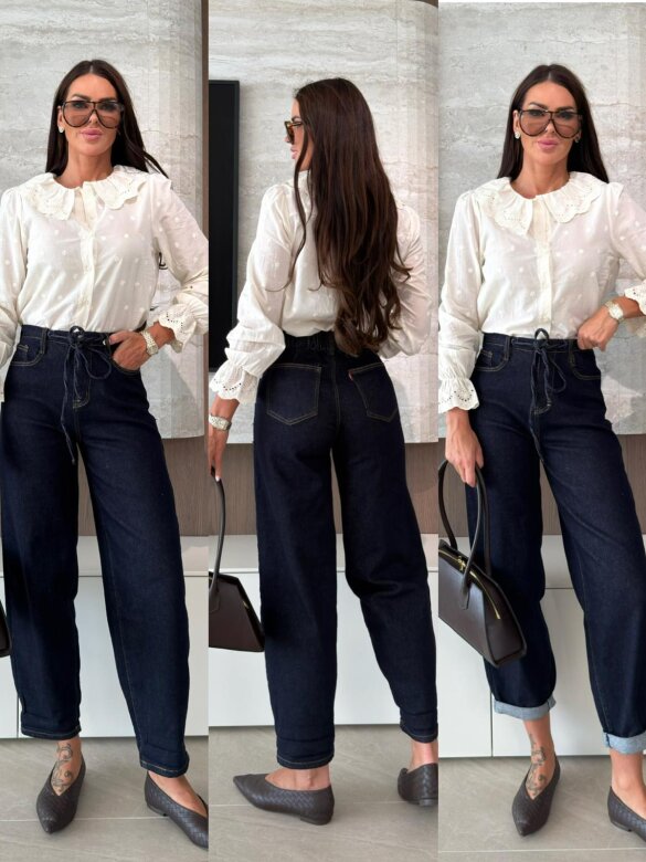Trousers Elvero jeans navy
