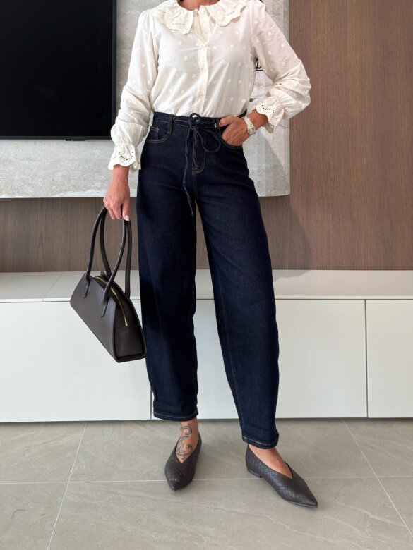 Trousers Elvero jeans navy