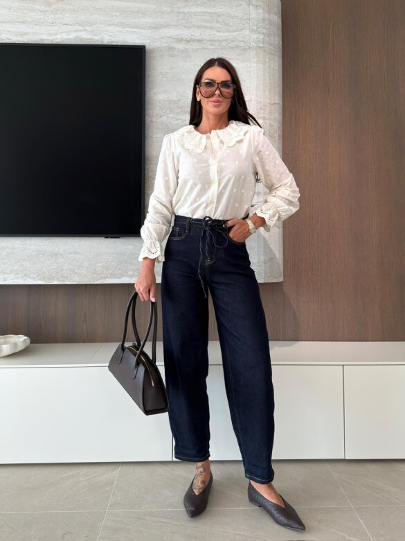 Trousers Elvero jeans navy