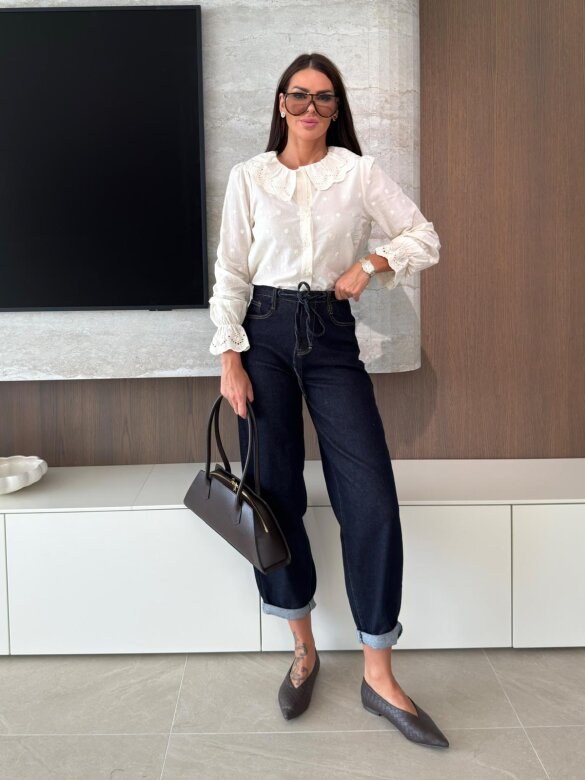 Trousers Elvero jeans navy
