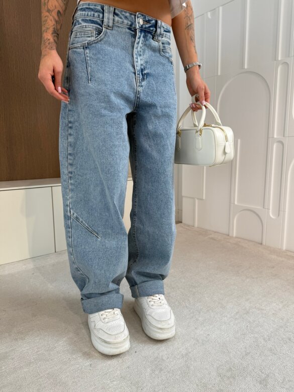 Spodnie Umbria jeans jasnoniebieskie