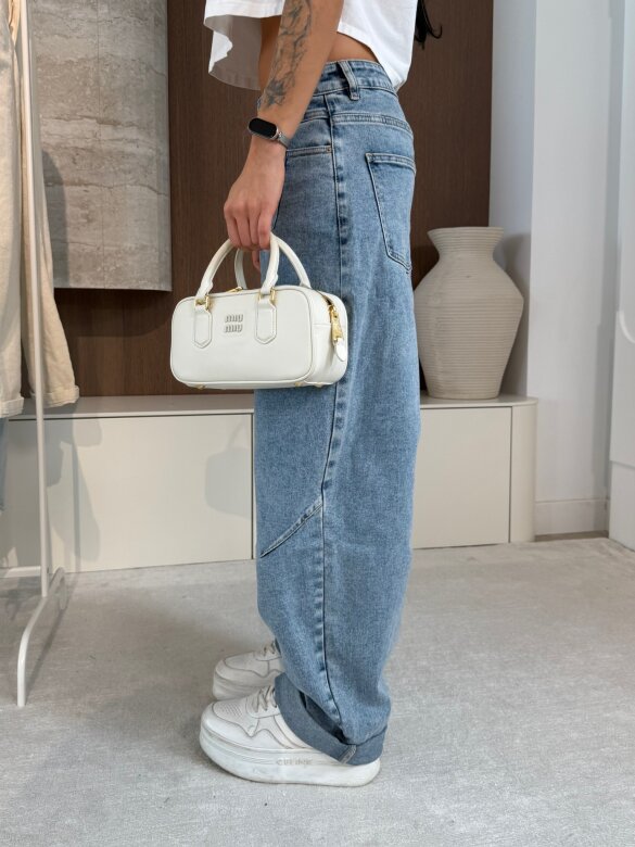 Spodnie Umbria jeans jasnoniebieskie