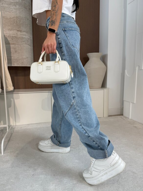 Spodnie Umbria jeans jasnoniebieskie