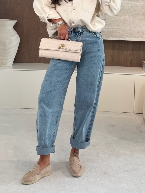 Spodnie Umbria jeans jasnoniebieskie