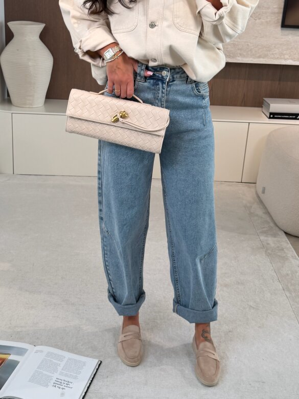 Spodnie Umbria jeans jasnoniebieskie