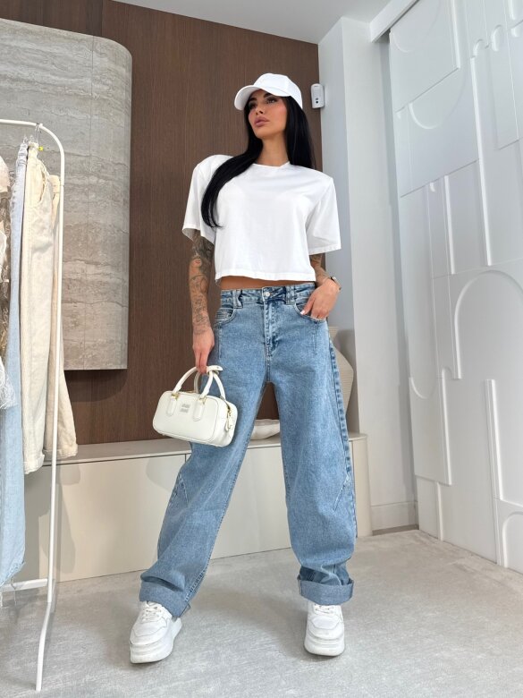 Spodnie Umbria jeans jasnoniebieskie