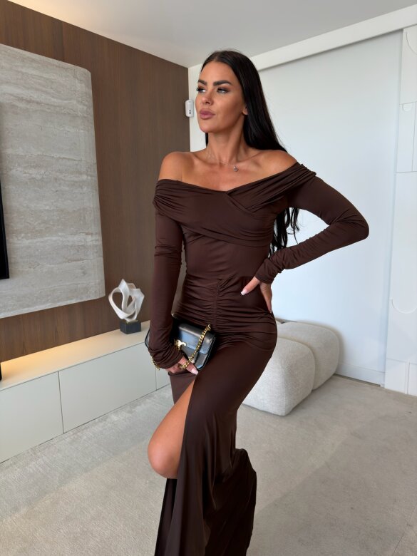 Dress Merionne chocolate