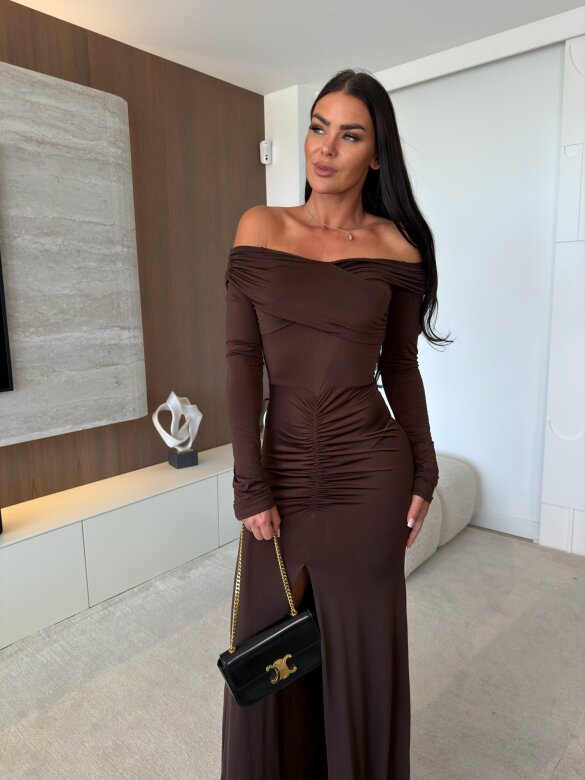 Dress Merionne chocolate