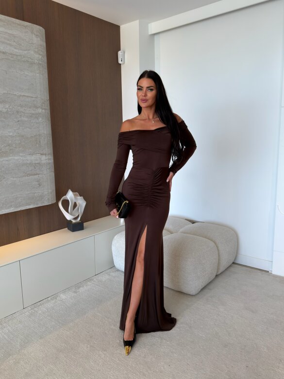 Dress Merionne chocolate