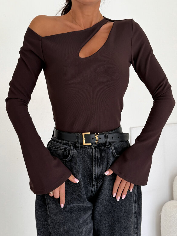 Bluzka Lumea czekoladowa