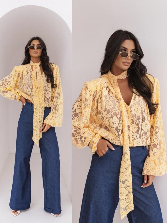 Koszula Angelina żółta