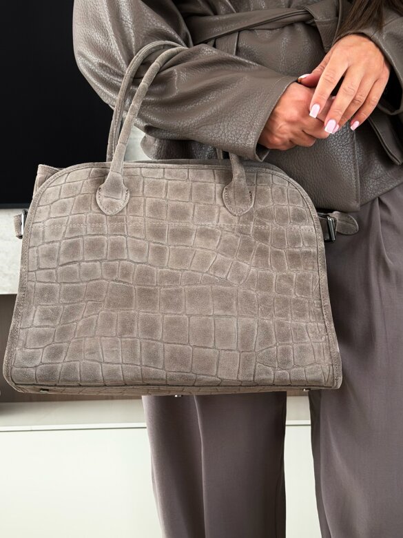 Bag Avera seude taupe