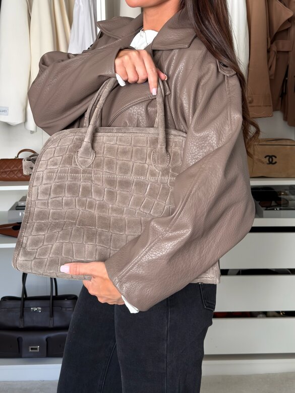 Bag Avera seude taupe