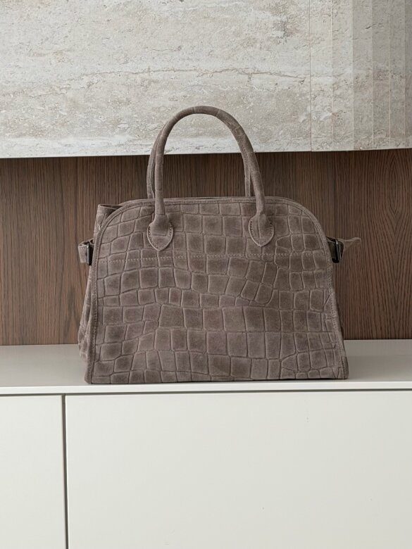 Bag Avera seude taupe