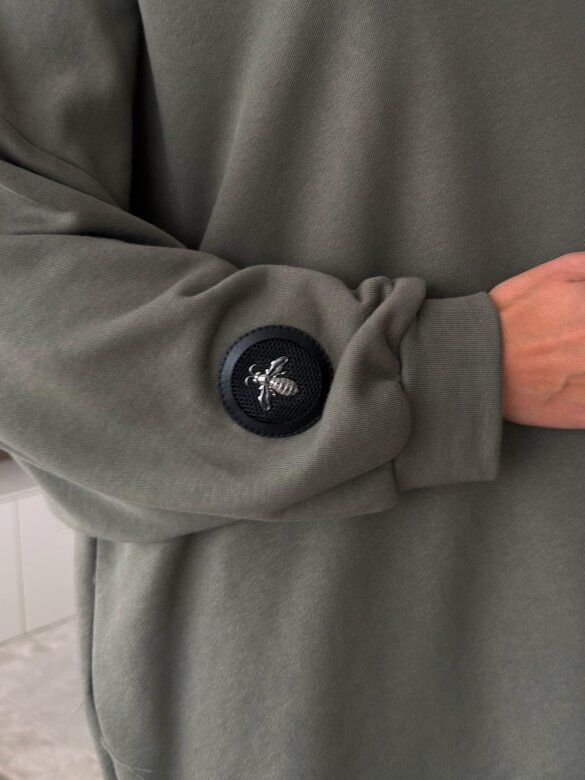 Bluza Wester bawełniana khaki 