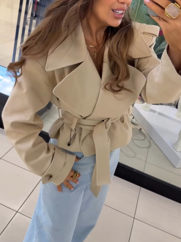 Kurtka Primavera beżowa 