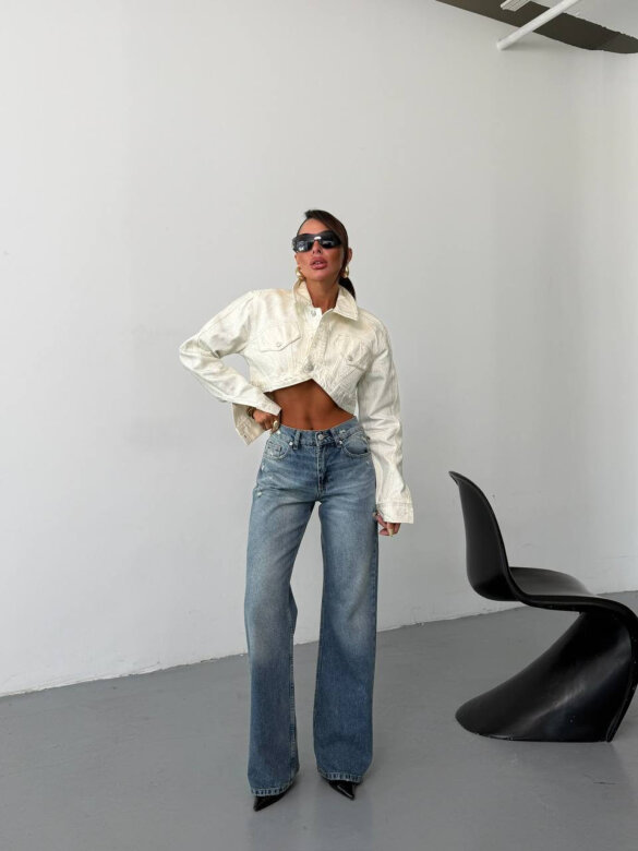 Spodnie Nerco jeans niebieskie 