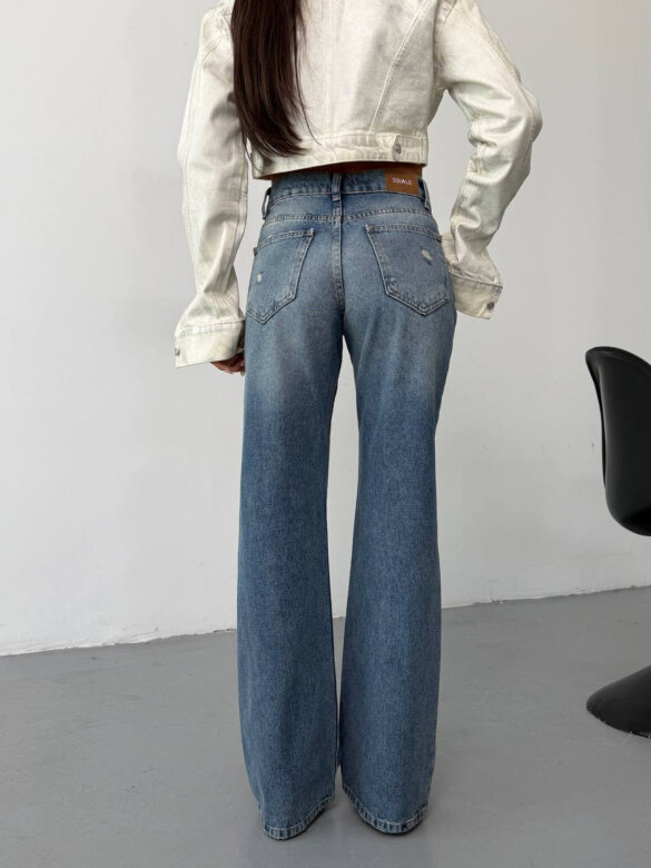 Spodnie Nerco jeans niebieskie 