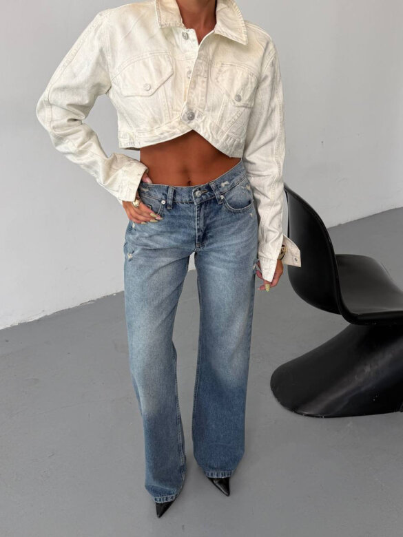 Spodnie Nerco jeans niebieskie 