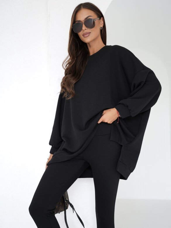 Blouse Wester cotton black