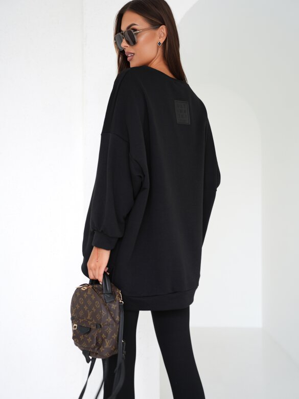 Blouse Wester cotton black