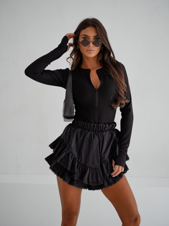 Body Virello prążkowane czarne 