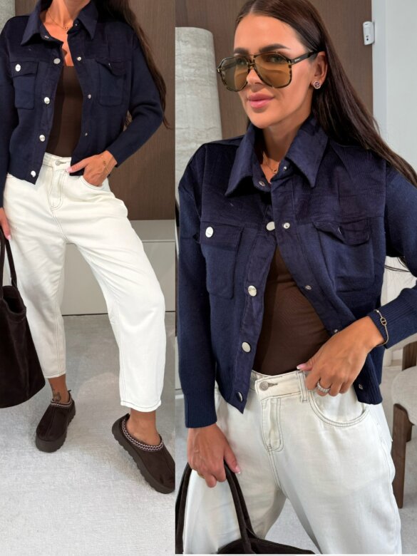 Katana Andreia granatowa