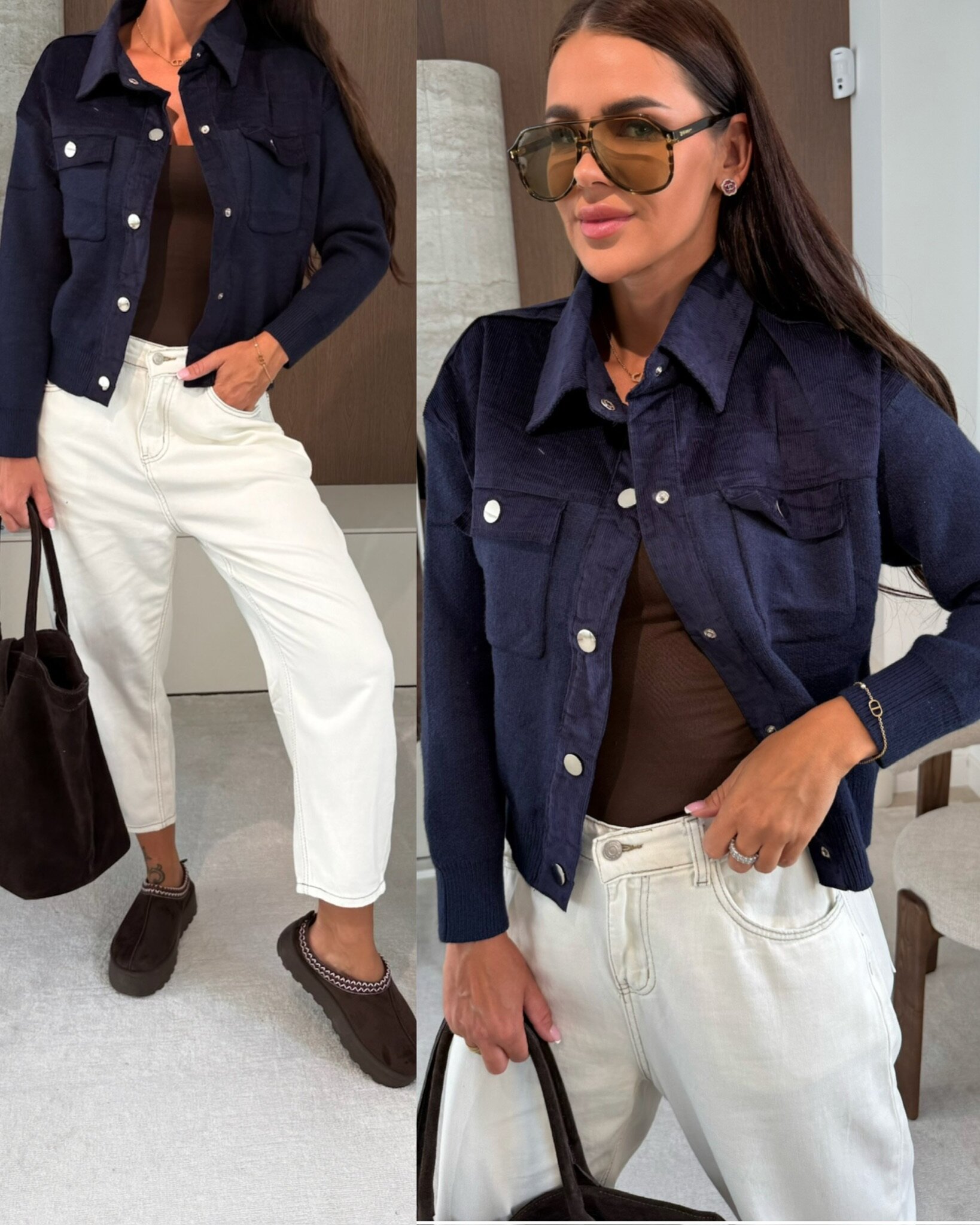 Katana Andreia granatowa