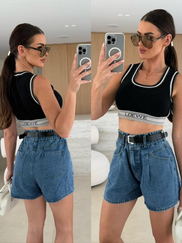 Spodenki Spencer jeans ciemnoniebieske 