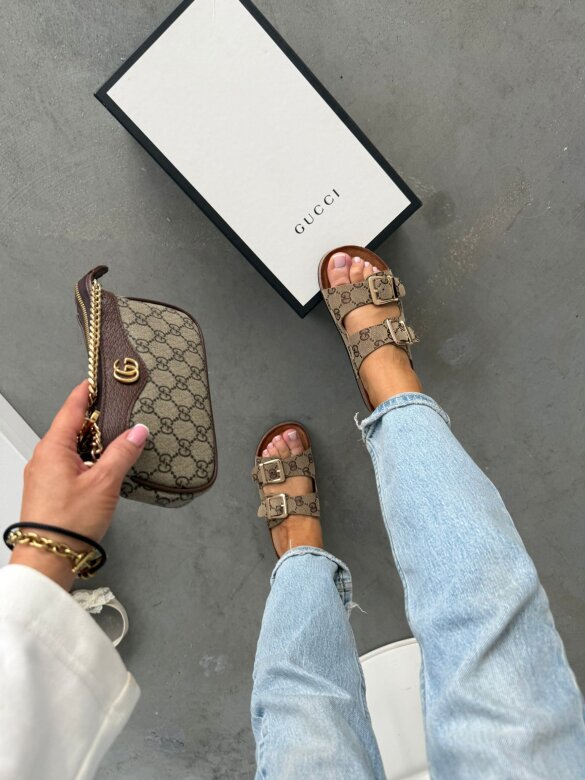 Klapki Rodesso brązowe 