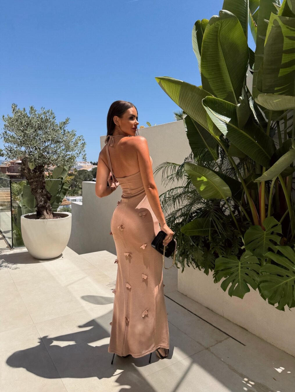 Sukienka Iconic maxi nude  9