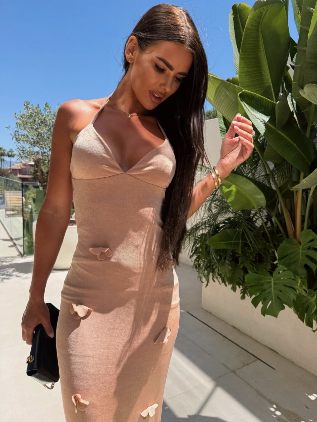 Sukienka Iconic maxi nude  11